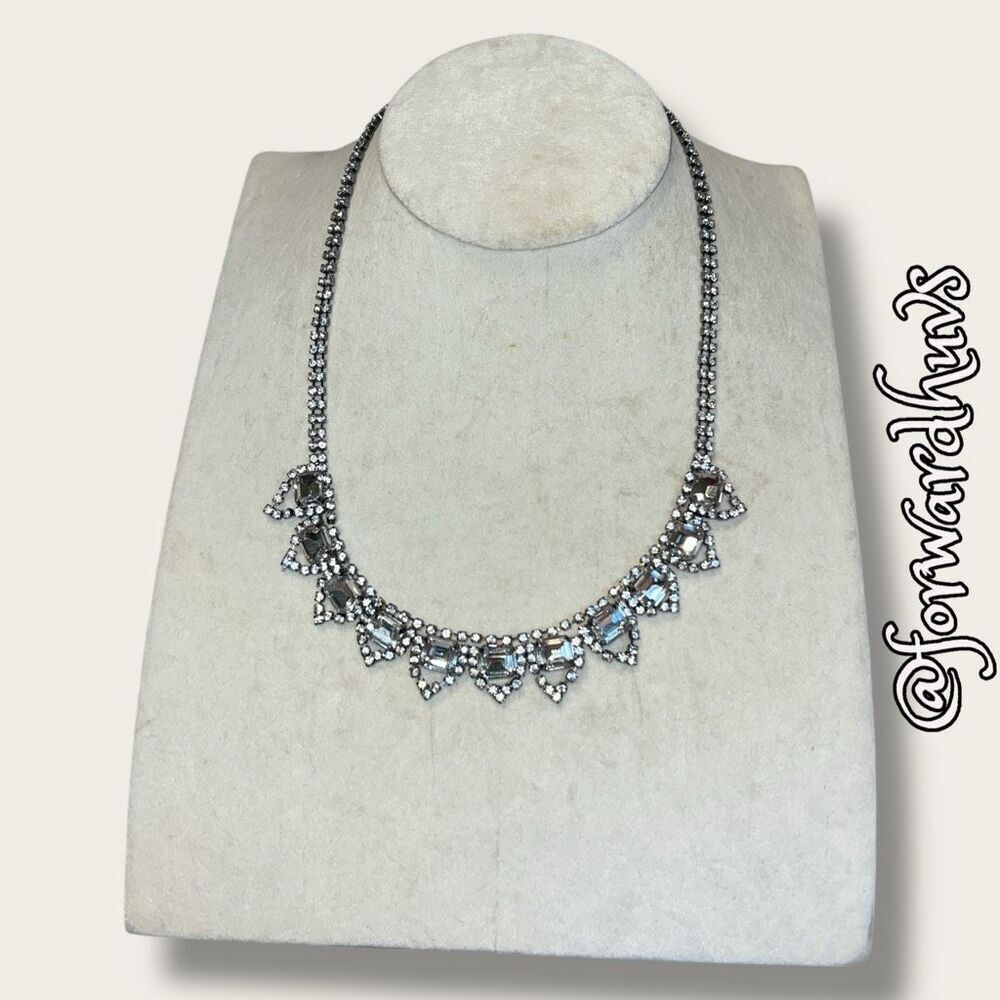 Bundle Sale 3 for $15 | Glamorous Clear Gemstone Statement Necklace